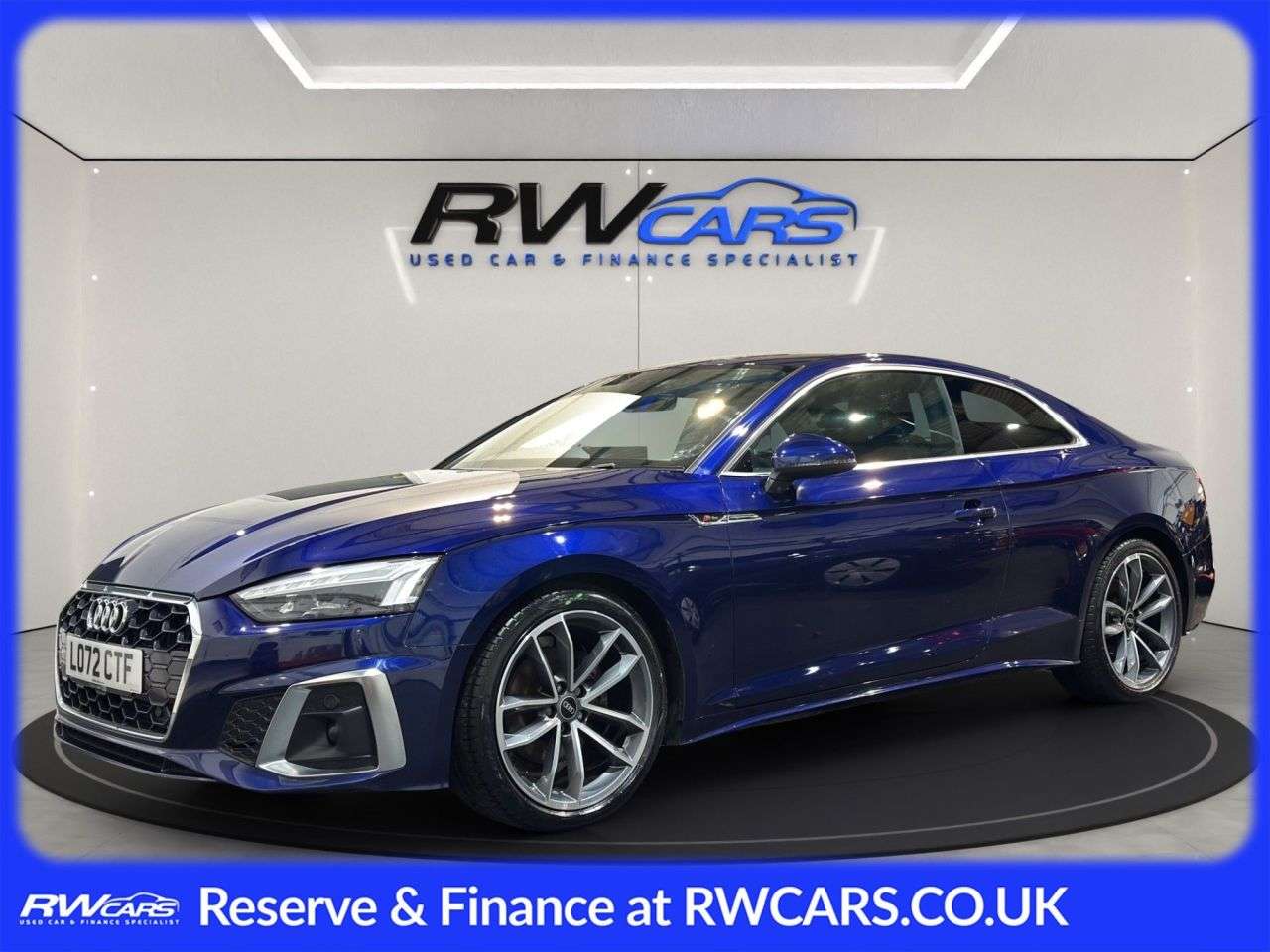 A 2022 AUDI A5 2.0 TFSI 35 S line Coupe 2dr Petrol S Tronic Euro 6 (s/s) (150 ps) A 2022 AUDI A5 2.0 TFSI 35 S line Coupe 2dr Petrol S Tronic Euro 6 (s/s) (150 ps)