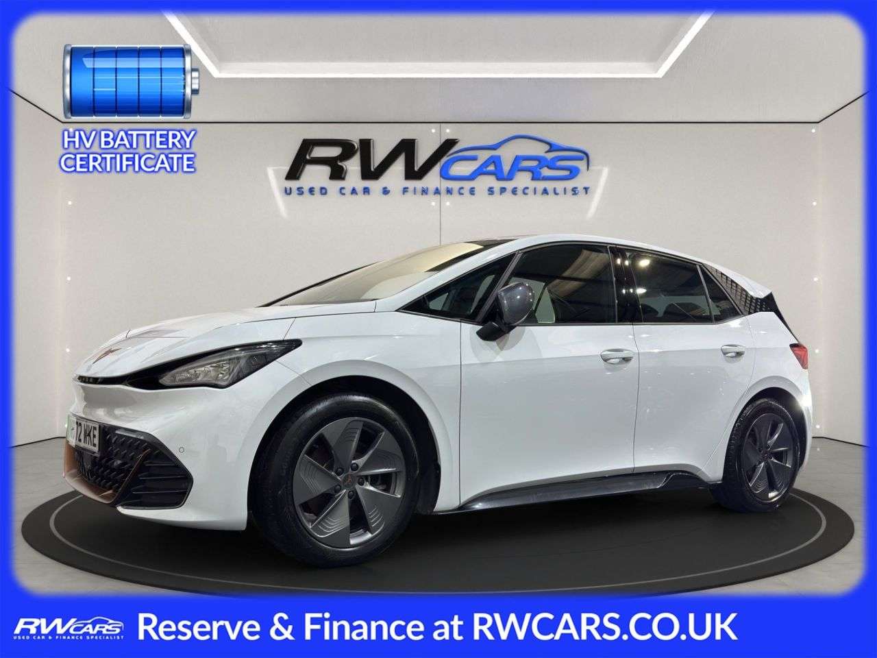 A 2022 CUPRA BORN 58kWh V1 Hatchback 5dr Electric Auto (204 ps) A 2022 CUPRA BORN 58kWh V1 Hatchback 5dr Electric Auto (204 ps)