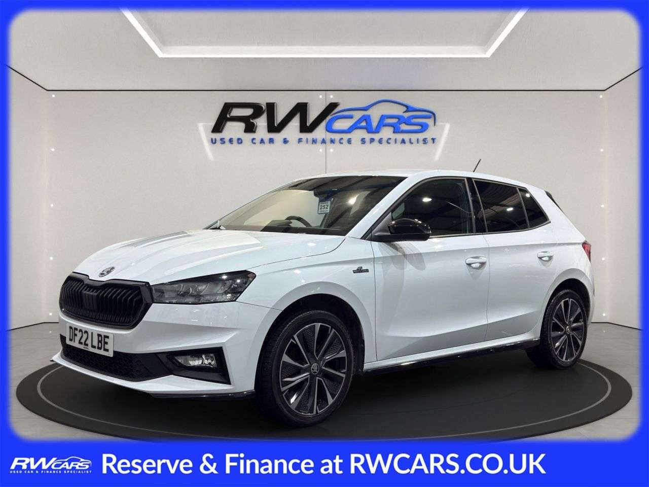 A 2022 SKODA FABIA 1.0 TSI Monte Carlo Hatchback 5dr Petrol Manual Euro 6 (s/s) (110 ps) A 2022 SKODA FABIA 1.0 TSI Monte Carlo Hatchback 5dr Petrol Manual Euro 6 (s/s) (110 ps)