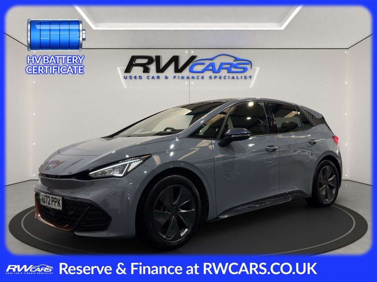 A 2022 CUPRA BORN 58kWh V1 Hatchback 5dr Electric Auto (204 ps) A 2022 CUPRA BORN 58kWh V1 Hatchback 5dr Electric Auto (204 ps)