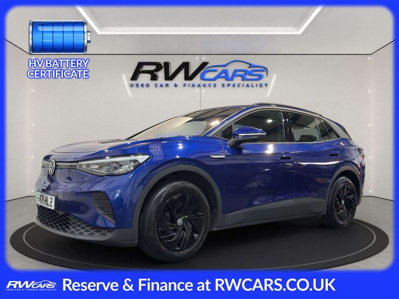 A 2022 VOLKSWAGEN ID.4 Pure 52kWh Life SUV 5dr Electric Auto (148 ps) A 2022 VOLKSWAGEN ID.4 Pure 52kWh Life SUV 5dr Electric Auto (148 ps)