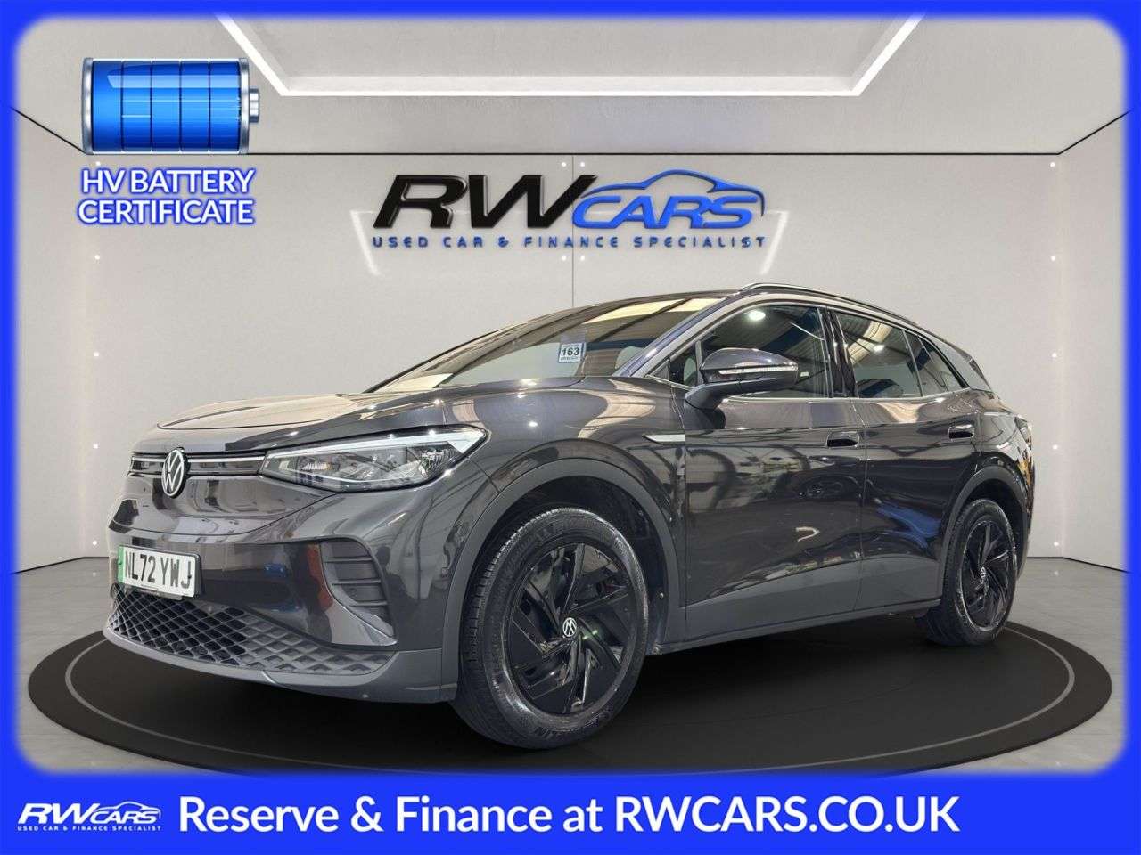 A 2022 VOLKSWAGEN ID.4 Pure 52kWh Life SUV 5dr Electric Auto (148 ps) A 2022 VOLKSWAGEN ID.4 Pure 52kWh Life SUV 5dr Electric Auto (148 ps)