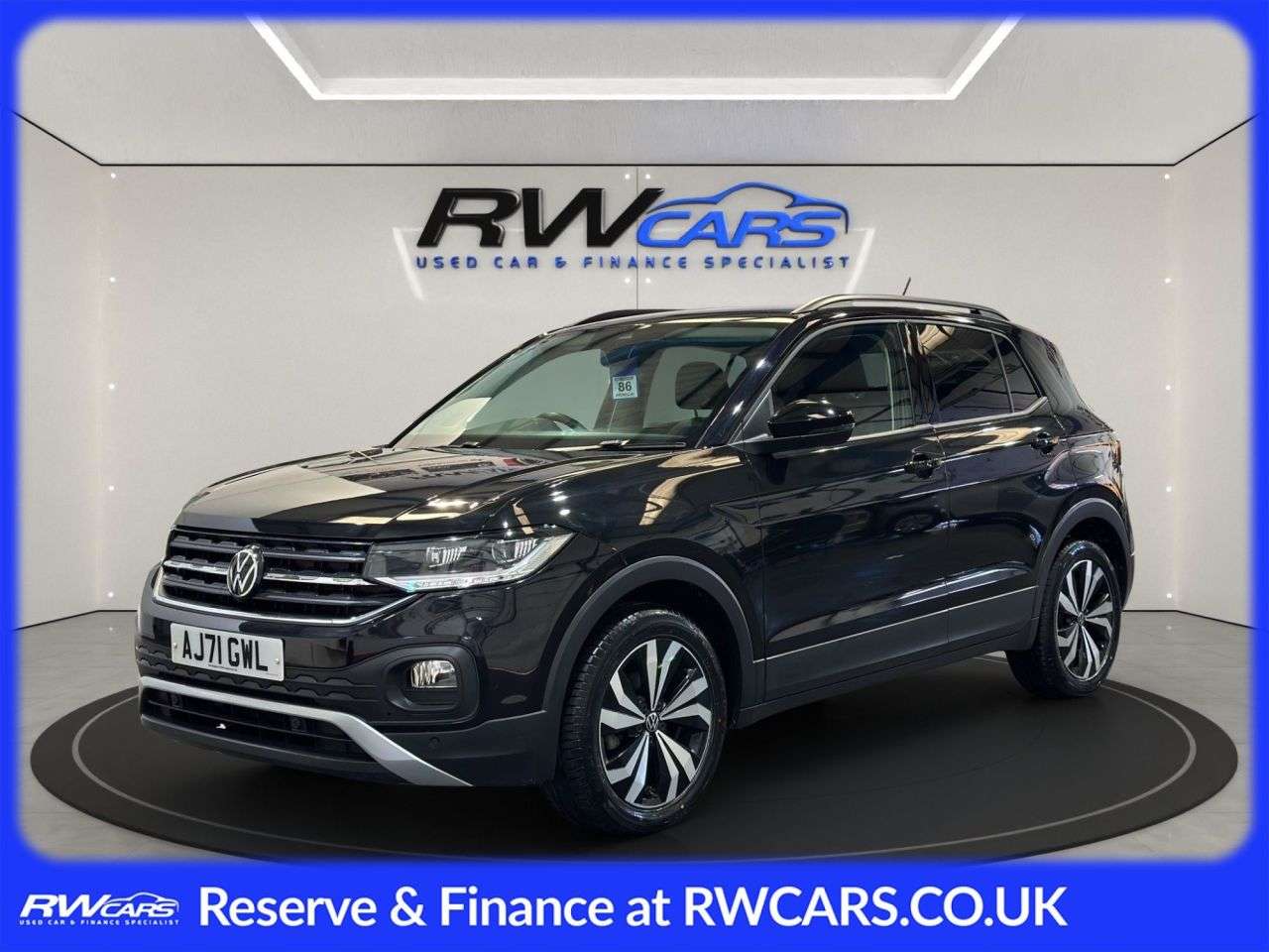 A 2022 VOLKSWAGEN T-CROSS 1.0 TSI Black Edition SUV 5dr Petrol DSG Euro 6 (s/s) (110 ps) A 2022 VOLKSWAGEN T-CROSS 1.0 TSI Black Edition SUV 5dr Petrol DSG Euro 6 (s/s) (110 ps)