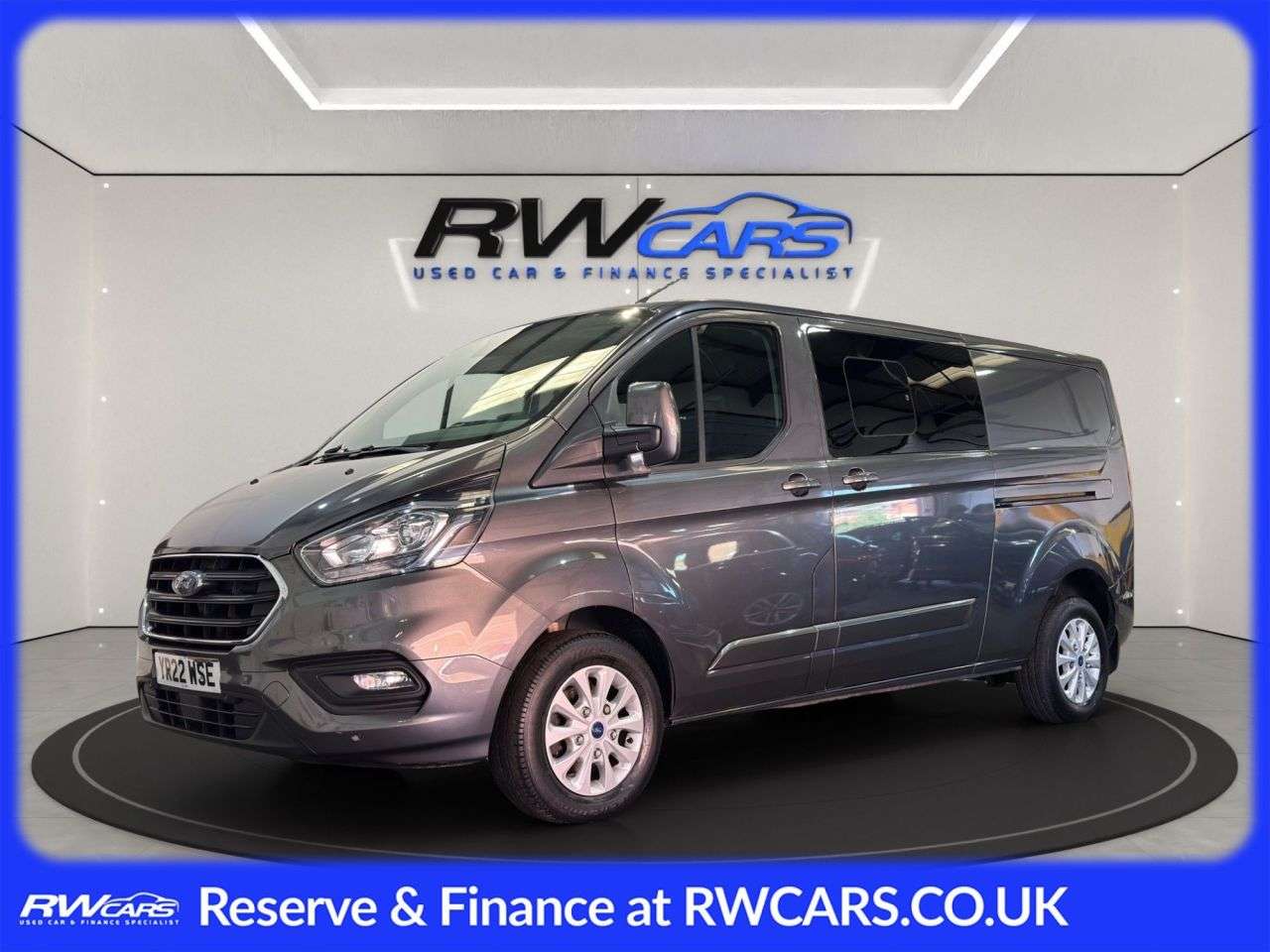 A 2022 FORD TRANSIT CUSTOM 2.0 320 EcoBlue Limited Crew Van Double Cab 5dr Diesel Manual L2 H1 Euro 6 A 2022 FORD TRANSIT CUSTOM 2.0 320 EcoBlue Limited Crew Van Double Cab 5dr Diesel Manual L2 H1 Euro 6