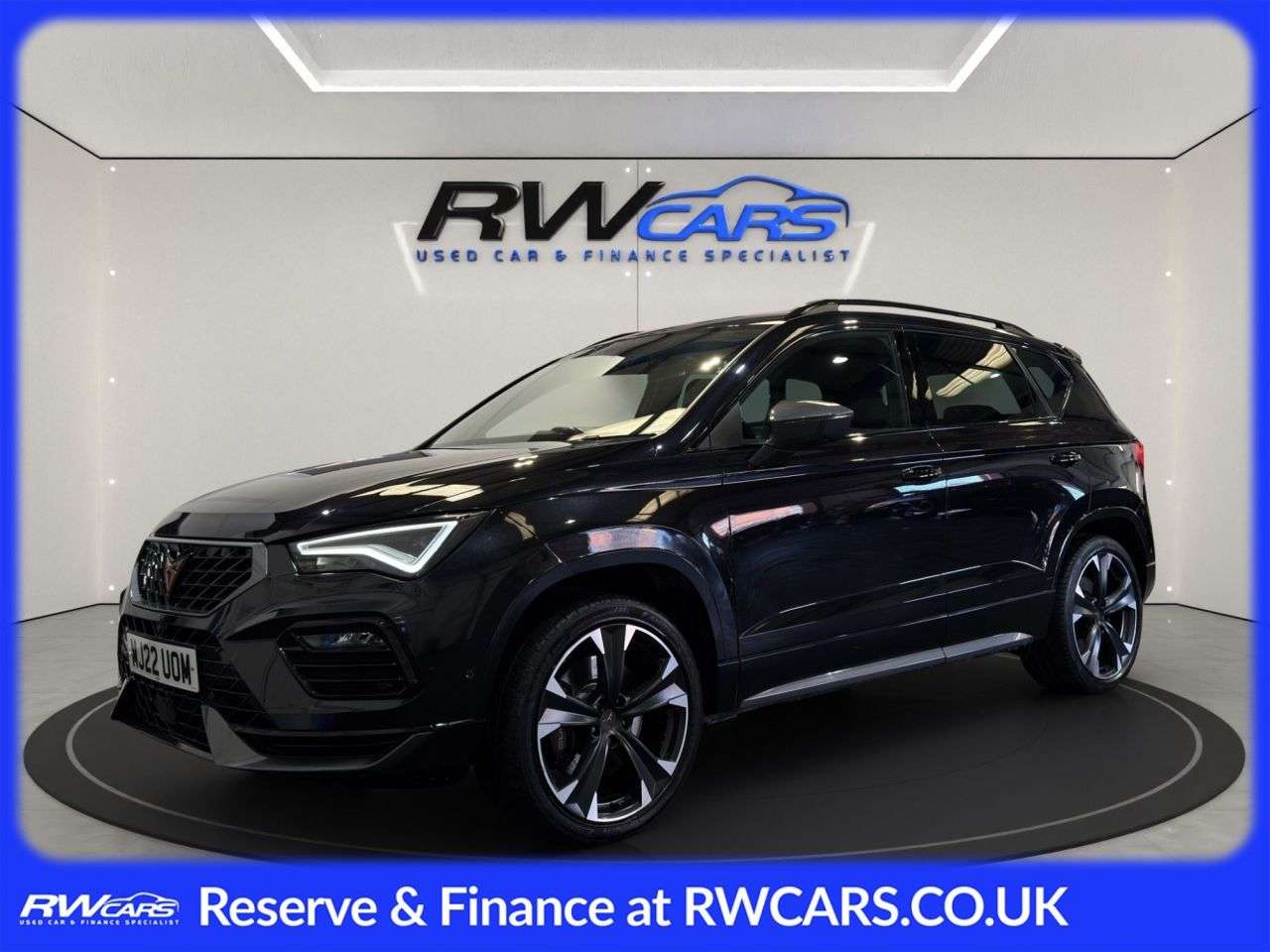 A 2022 CUPRA ATECA 2.0 TSI VZ1 SUV 5dr Petrol DSG 4Drive Euro 6 (s/s) (300 ps) A 2022 CUPRA ATECA 2.0 TSI VZ1 SUV 5dr Petrol DSG 4Drive Euro 6 (s/s) (300 ps)
