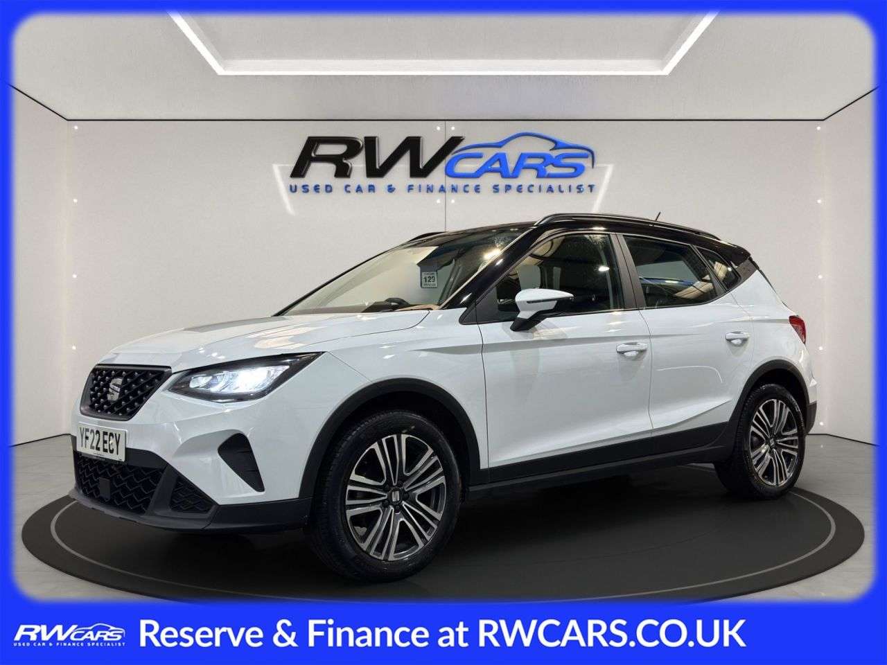 A 2022 SEAT ARONA 1.0 TSI SE Technology SUV 5dr Petrol DSG Euro 6 (s/s) (110 ps) A 2022 SEAT ARONA 1.0 TSI SE Technology SUV 5dr Petrol DSG Euro 6 (s/s) (110 ps)