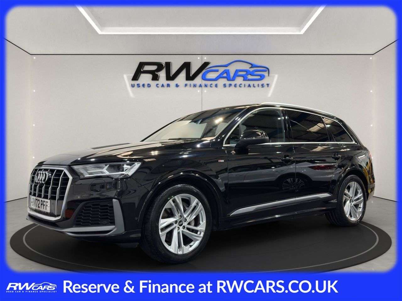 A 2022 AUDI Q7 3.0 TFSI V6 55 S line SUV 5dr Petrol Tiptronic quattro Euro 6 (s/s) (340 ps A 2022 AUDI Q7 3.0 TFSI V6 55 S line SUV 5dr Petrol Tiptronic quattro Euro 6 (s/s) (340 ps