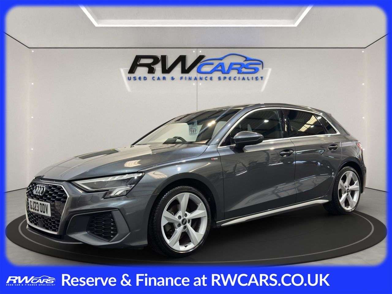 A 2023 AUDI A3 1.5 TFSI 35 S line Sportback 5dr Petrol S Tronic Euro 6 (s/s) (150 ps) A 2023 AUDI A3 1.5 TFSI 35 S line Sportback 5dr Petrol S Tronic Euro 6 (s/s) (150 ps)