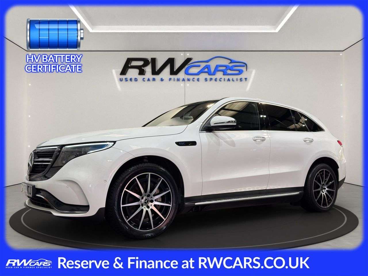 A 2020 MERCEDES-BENZ EQC EQC 400 80kWh AMG Line SUV 5dr Electric Auto 4MATIC (408 ps) A 2020 MERCEDES-BENZ EQC EQC 400 80kWh AMG Line SUV 5dr Electric Auto 4MATIC (408 ps)