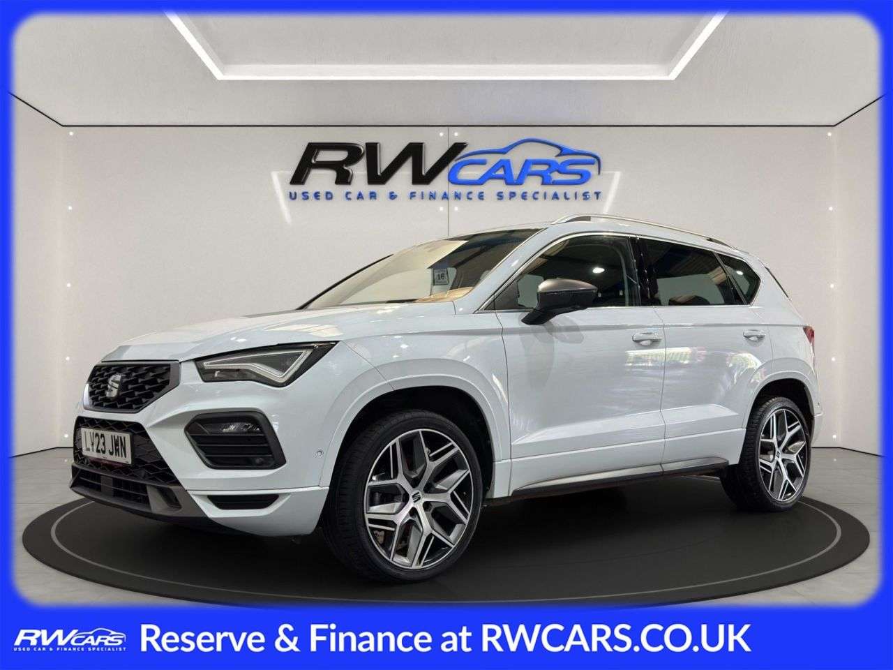 A 2023 SEAT ATECA 1.5 TSI EVO FR Sport SUV 5dr Petrol DSG Euro 6 (s/s) (150 ps) A 2023 SEAT ATECA 1.5 TSI EVO FR Sport SUV 5dr Petrol DSG Euro 6 (s/s) (150 ps)