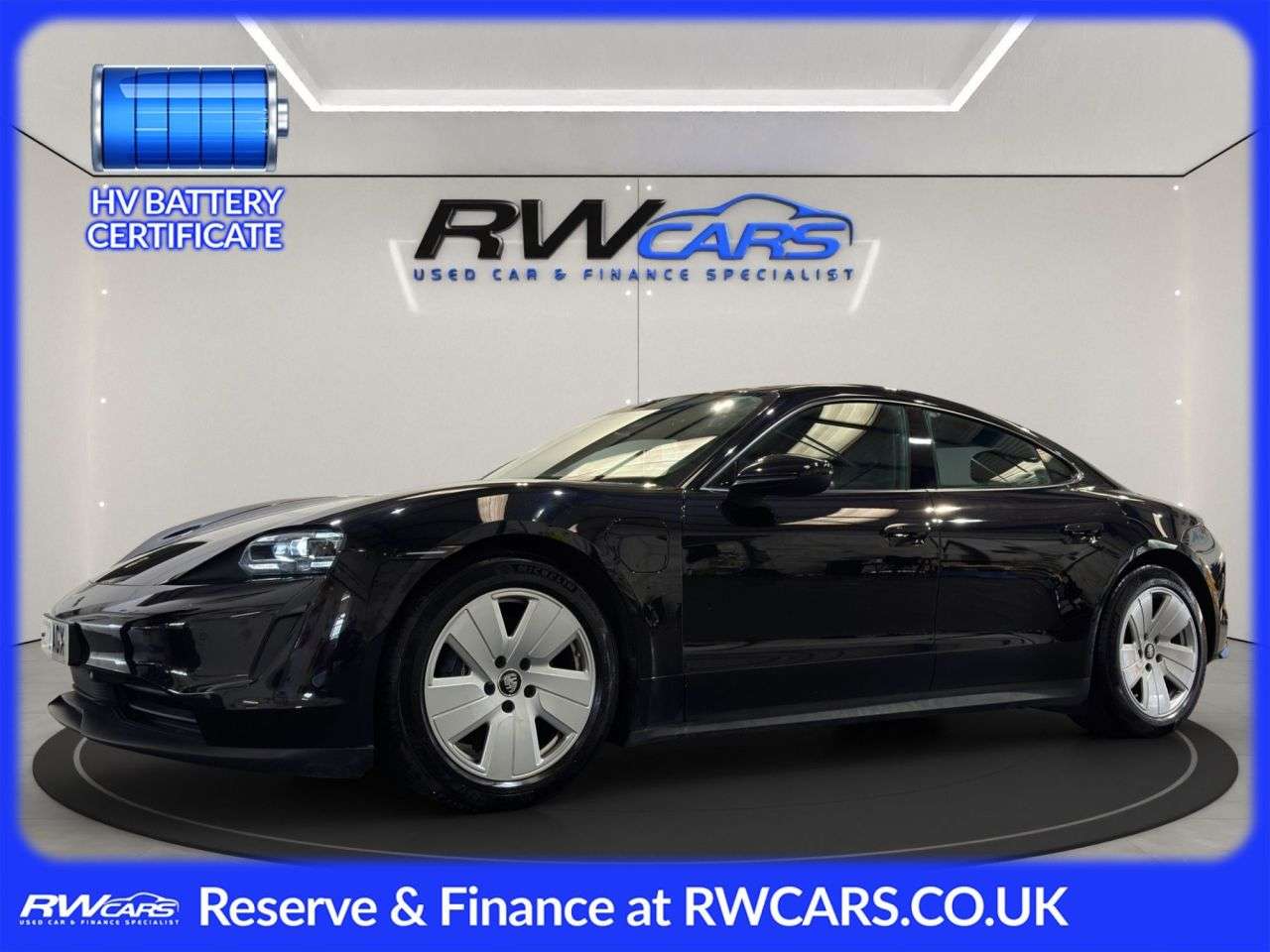 A 2022 PORSCHE TAYCAN Performance 79.2kWh Saloon 4dr Electric Auto RWD (11kW Charger) (408 ps) A 2022 PORSCHE TAYCAN Performance 79.2kWh Saloon 4dr Electric Auto RWD (11kW Charger) (408 ps)