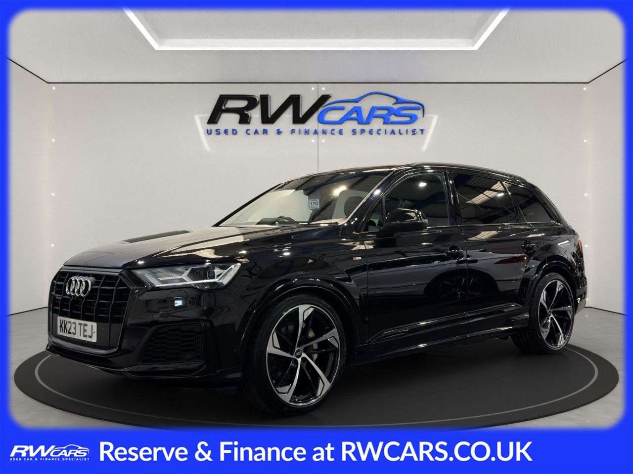 A 2023 AUDI Q7 3.0 TFSI V6 55 Black Edition SUV 5dr Petrol Tiptronic quattro Euro 6 (s/s) A 2023 AUDI Q7 3.0 TFSI V6 55 Black Edition SUV 5dr Petrol Tiptronic quattro Euro 6 (s/s)