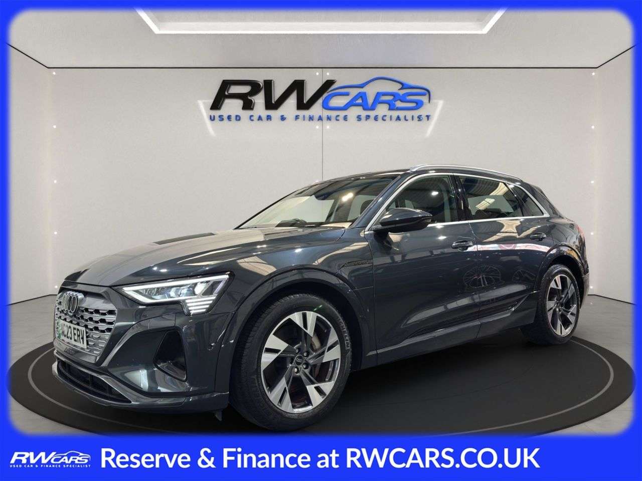 A 2023 AUDI Q8 E-TRON 50 Sport SUV 5dr Electric Auto quattro 95kWh (11kW Charger) (340 ps) A 2023 AUDI Q8 E-TRON 50 Sport SUV 5dr Electric Auto quattro 95kWh (11kW Charger) (340 ps)