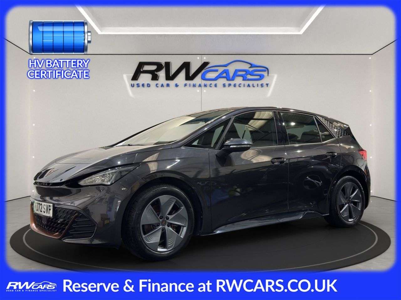 A 2022 CUPRA BORN 58kWh V1 Hatchback 5dr Electric Auto (204 ps) A 2022 CUPRA BORN 58kWh V1 Hatchback 5dr Electric Auto (204 ps)