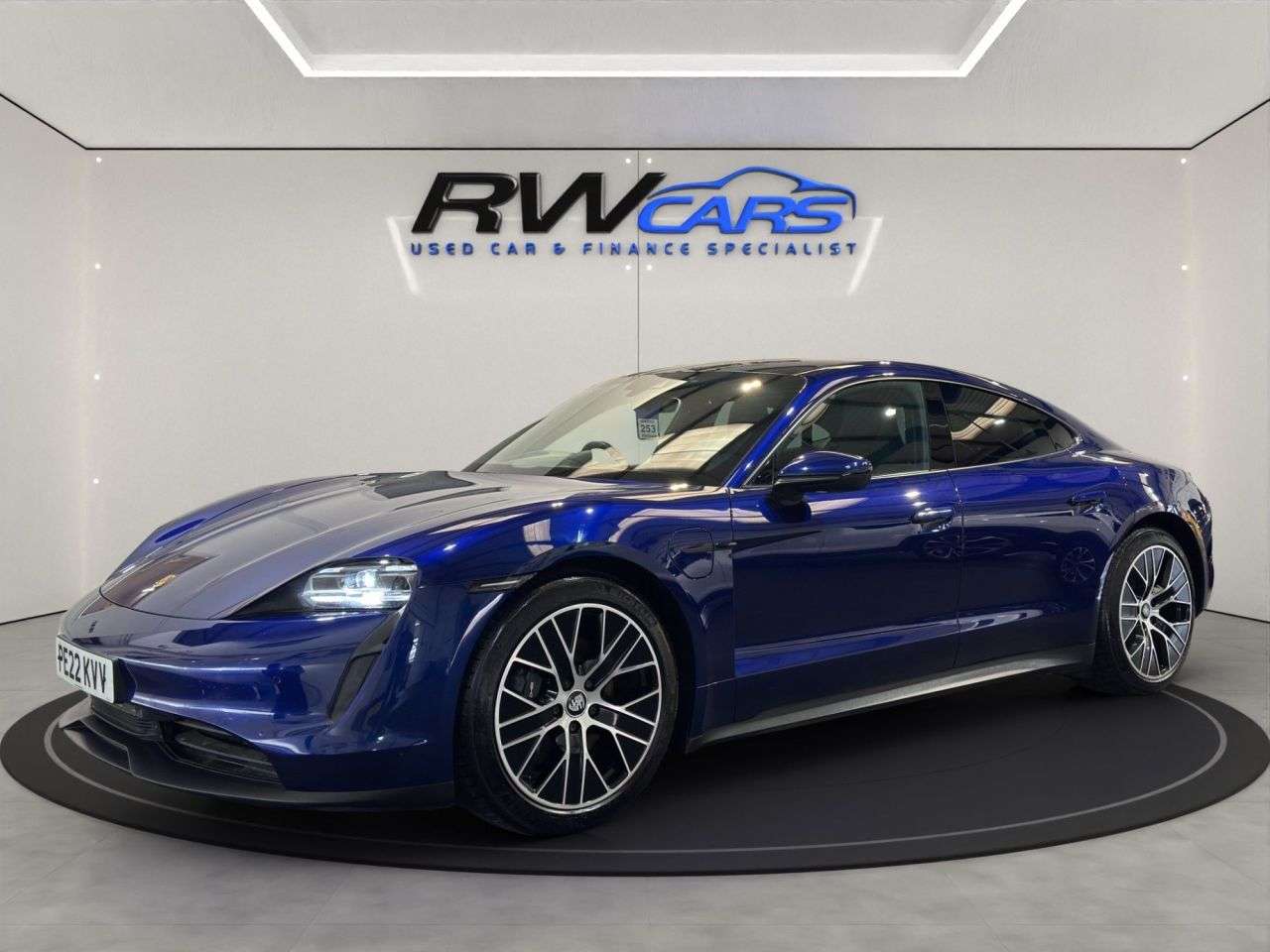 A 2022 PORSCHE TAYCAN Performance Plus 93.4kWh Saloon 4dr Electric Auto RWD (11kW Charger) (476 p A 2022 PORSCHE TAYCAN Performance Plus 93.4kWh Saloon 4dr Electric Auto RWD (11kW Charger) (476 p
