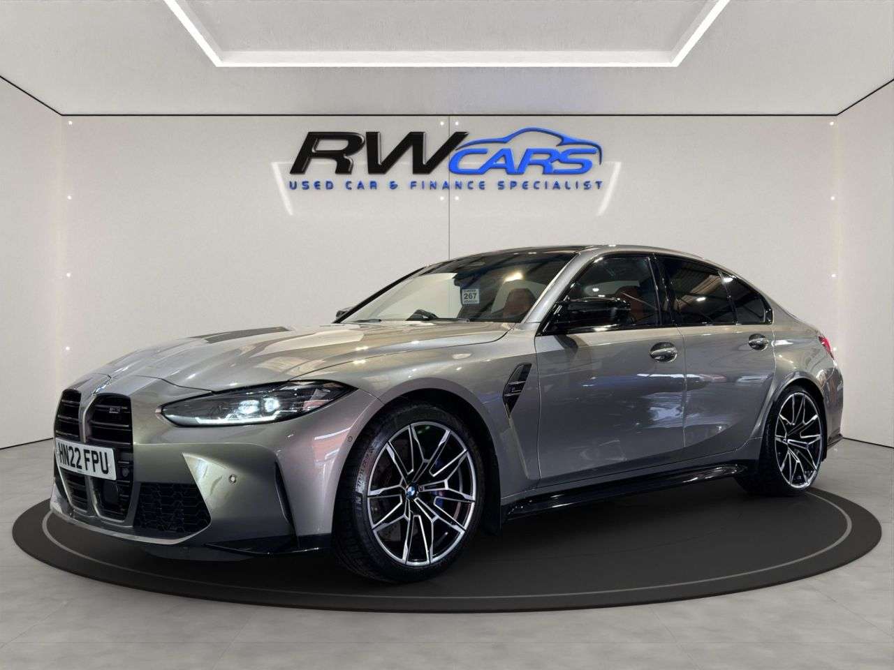 A 2022 BMW M3 3.0 BiTurbo Competition Saloon 4dr Petrol Steptronic Euro 6 (s/s) (510 ps) A 2022 BMW M3 3.0 BiTurbo Competition Saloon 4dr Petrol Steptronic Euro 6 (s/s) (510 ps)