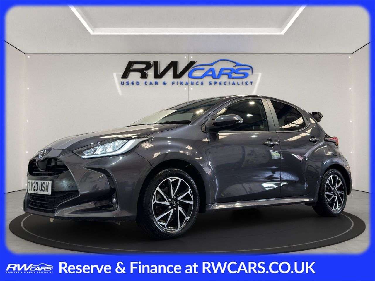 A 2023 TOYOTA YARIS 1.5 VVT-h Design Hatchback 5dr Petrol Hybrid E-CVT Euro 6 (s/s) (116 ps) A 2023 TOYOTA YARIS 1.5 VVT-h Design Hatchback 5dr Petrol Hybrid E-CVT Euro 6 (s/s) (116 ps)