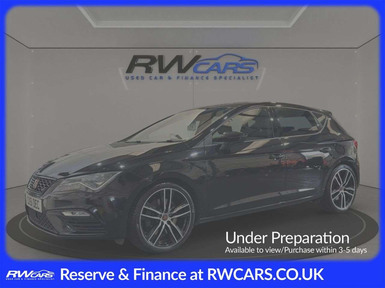 A 2019 SEAT LEON 2.0 TSI Cupra 290 Hatchback 5dr Petrol DSG Euro 6 (s/s) (290 ps) A 2019 SEAT LEON 2.0 TSI Cupra 290 Hatchback 5dr Petrol DSG Euro 6 (s/s) (290 ps)