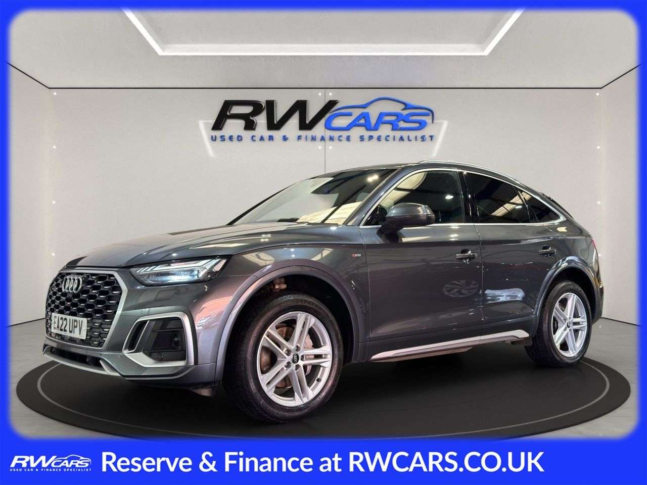 A 2022 AUDI Q5 2.0 TDI 40 S line Sportback 5dr Diesel S Tronic quattro Euro 6 (s/s) (204 p A 2022 AUDI Q5 2.0 TDI 40 S line Sportback 5dr Diesel S Tronic quattro Euro 6 (s/s) (204 p