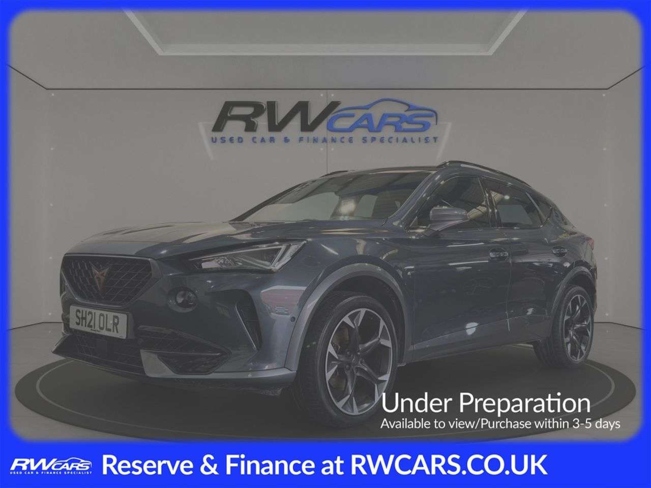 A 2021 CUPRA FORMENTOR 1.5 TSI V2 SUV 5dr Petrol Manual Euro 6 (s/s) (150 ps) A 2021 CUPRA FORMENTOR 1.5 TSI V2 SUV 5dr Petrol Manual Euro 6 (s/s) (150 ps)