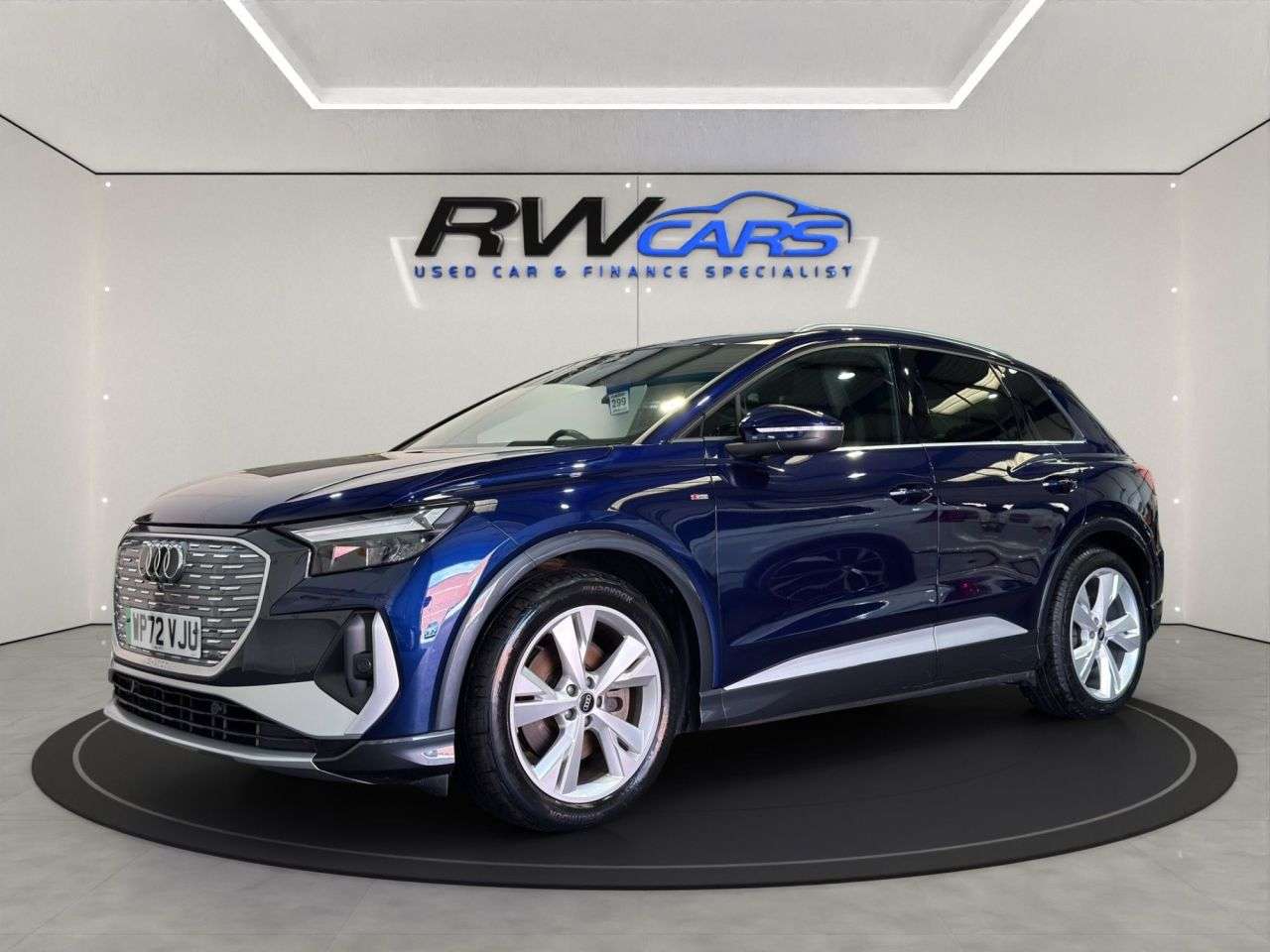 A 2022 AUDI Q4 E-TRON 40 S line SUV 5dr Electric Auto 82kWh (204 ps) A 2022 AUDI Q4 E-TRON 40 S line SUV 5dr Electric Auto 82kWh (204 ps)