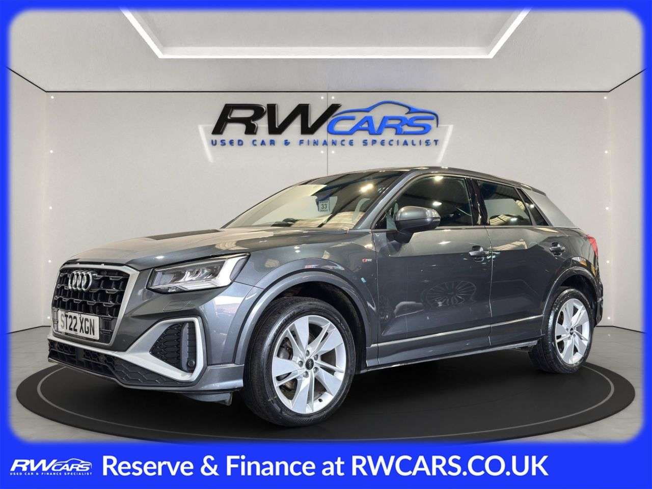 A 2022 AUDI Q2 1.5 TFSI CoD 35 S line SUV 5dr Petrol S Tronic Euro 6 (s/s) (150 ps) A 2022 AUDI Q2 1.5 TFSI CoD 35 S line SUV 5dr Petrol S Tronic Euro 6 (s/s) (150 ps)