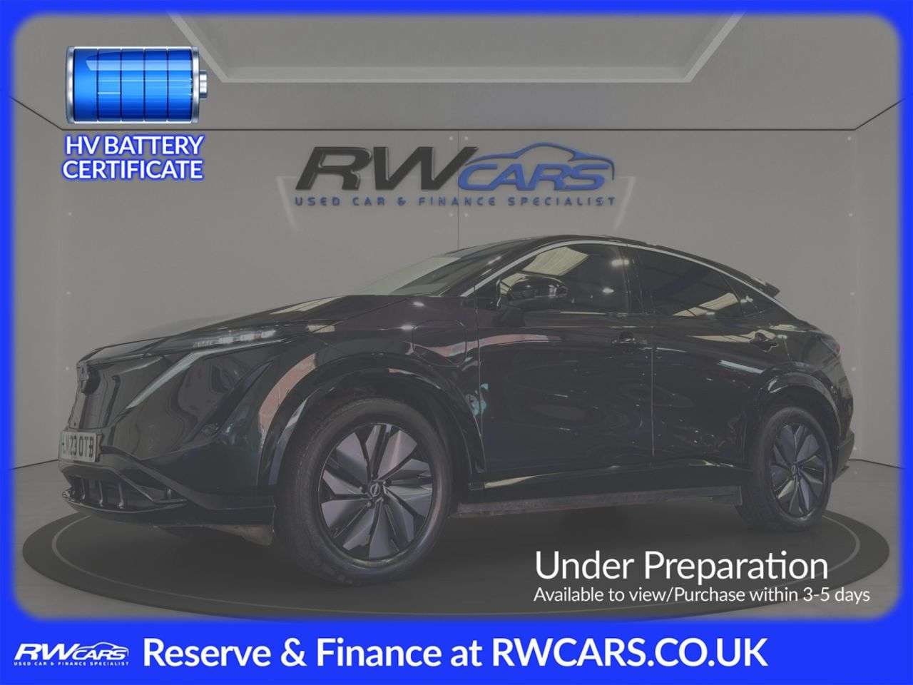 A 2023 NISSAN ARIYA 63kWh Advance SUV 5dr Electric Auto 7.4kW Charger (217 ps) A 2023 NISSAN ARIYA 63kWh Advance SUV 5dr Electric Auto 7.4kW Charger (217 ps)
