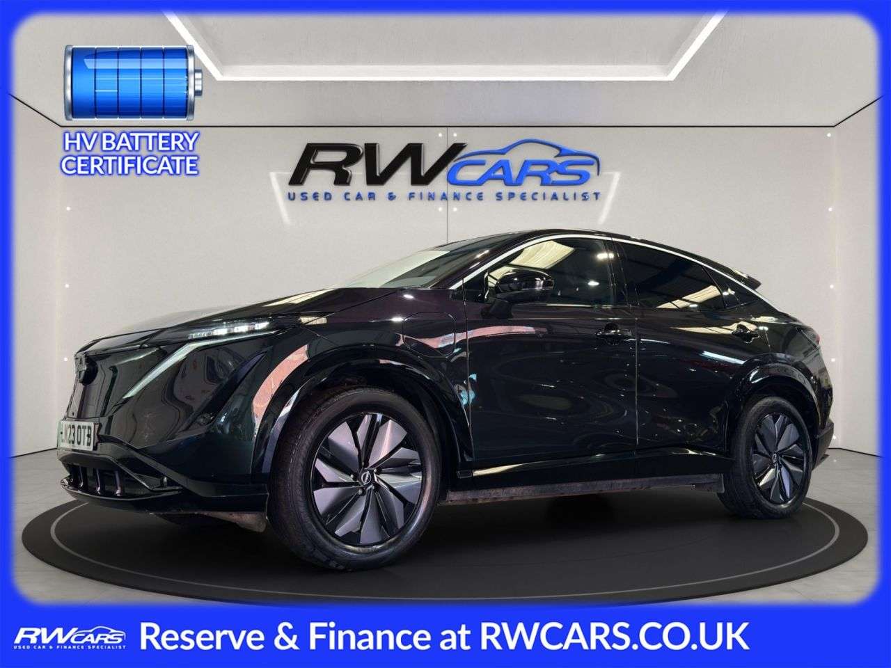 A 2023 NISSAN ARIYA 63kWh Advance SUV 5dr Electric Auto 7.4kW Charger (217 ps) A 2023 NISSAN ARIYA 63kWh Advance SUV 5dr Electric Auto 7.4kW Charger (217 ps)