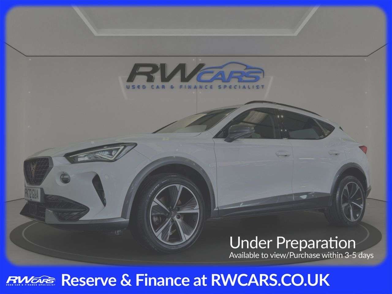 A 2022 CUPRA FORMENTOR 1.5 TSI V1 SUV 5dr Petrol Manual Euro 6 (s/s) (150 ps) A 2022 CUPRA FORMENTOR 1.5 TSI V1 SUV 5dr Petrol Manual Euro 6 (s/s) (150 ps)