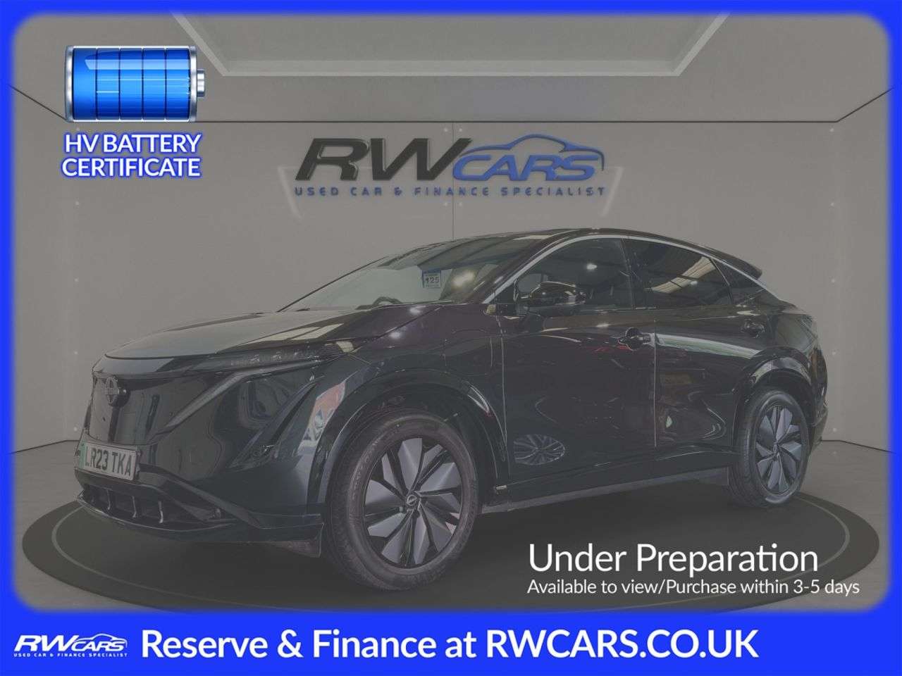 A 2023 NISSAN ARIYA 63kWh Advance SUV 5dr Electric Auto 7.4kW Charger (217 ps) A 2023 NISSAN ARIYA 63kWh Advance SUV 5dr Electric Auto 7.4kW Charger (217 ps)