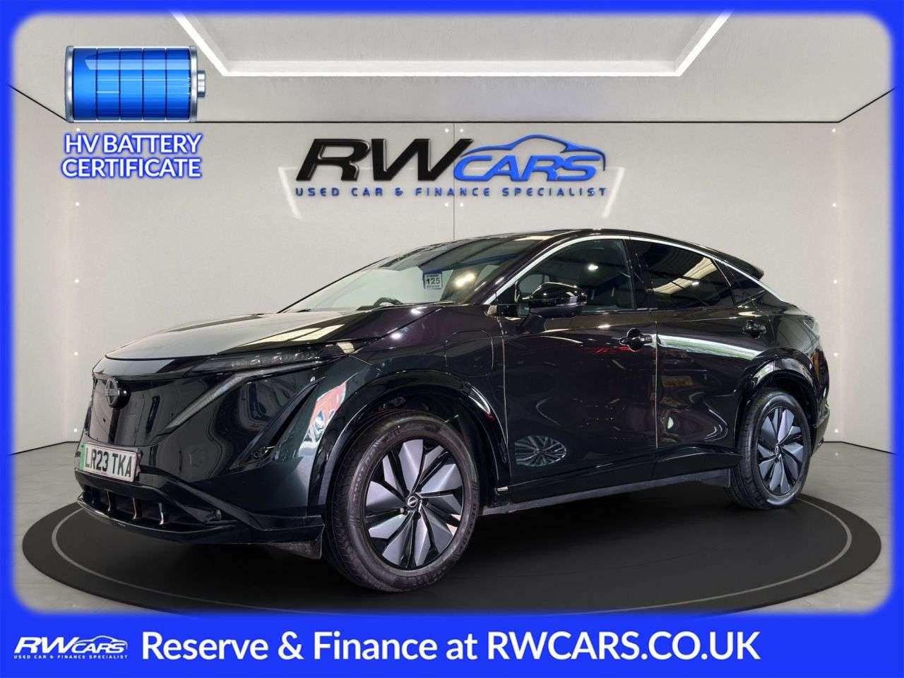 A 2023 NISSAN ARIYA 63kWh Advance SUV 5dr Electric Auto 7.4kW Charger (217 ps) A 2023 NISSAN ARIYA 63kWh Advance SUV 5dr Electric Auto 7.4kW Charger (217 ps)
