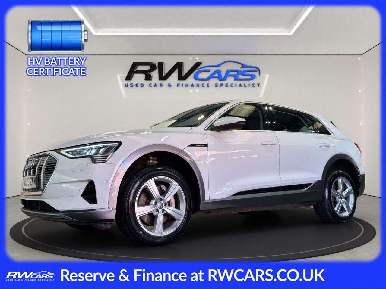 A 2020 AUDI E-TRON 50 Technik SUV 5dr Electric Auto quattro 71.2kWh (313 ps) A 2020 AUDI E-TRON 50 Technik SUV 5dr Electric Auto quattro 71.2kWh (313 ps)