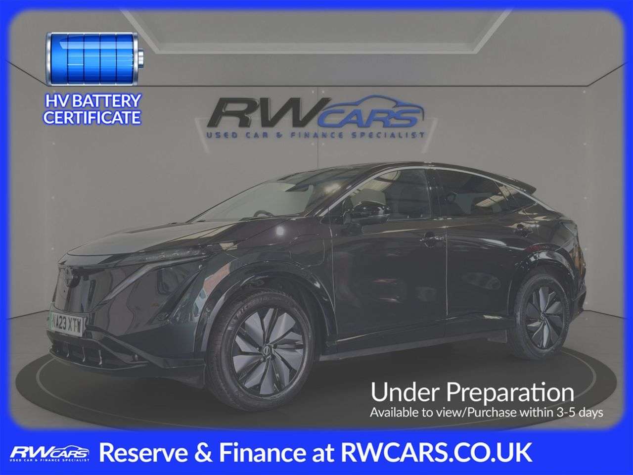 A 2023 NISSAN ARIYA 63kWh Advance SUV 5dr Electric Auto 7.4kW Charger (217 ps) A 2023 NISSAN ARIYA 63kWh Advance SUV 5dr Electric Auto 7.4kW Charger (217 ps)