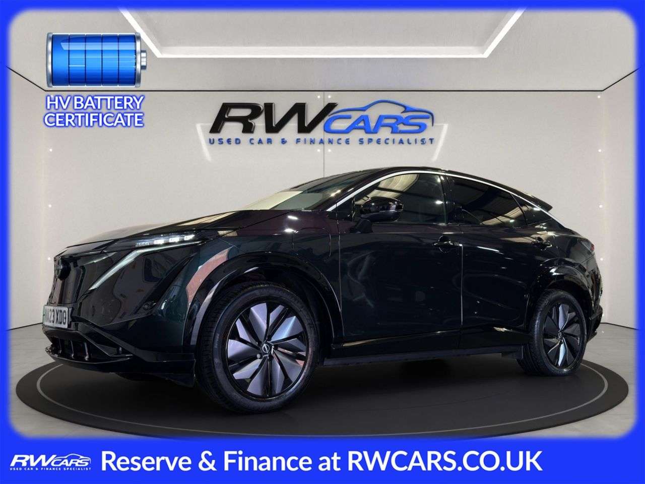A 2023 NISSAN ARIYA 63kWh Advance SUV 5dr Electric Auto 7.4kW Charger (217 ps) A 2023 NISSAN ARIYA 63kWh Advance SUV 5dr Electric Auto 7.4kW Charger (217 ps)