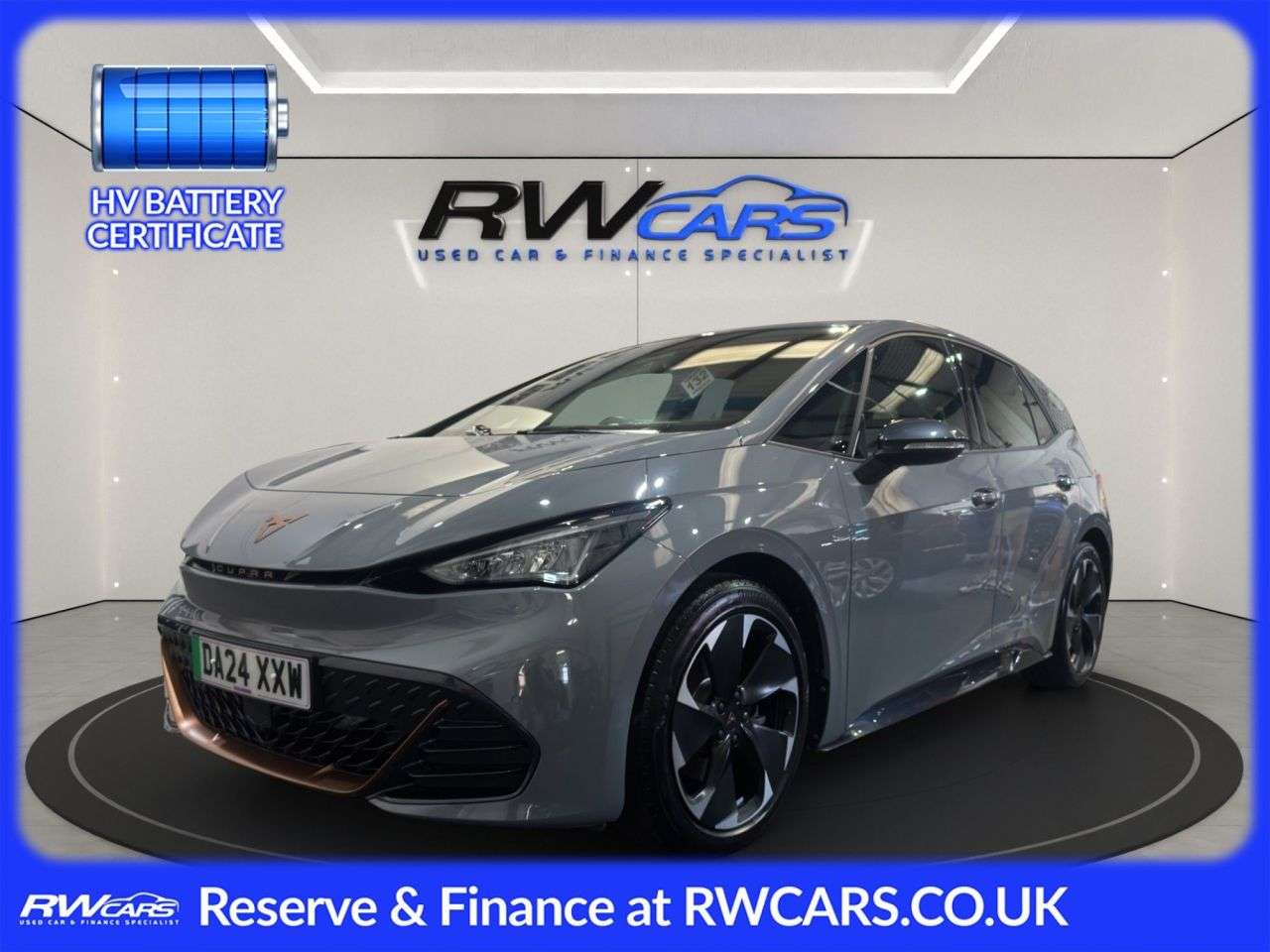 A 2024 CUPRA BORN 58kWh V2 Hatchback 5dr Electric Auto (204 ps) A 2024 CUPRA BORN 58kWh V2 Hatchback 5dr Electric Auto (204 ps)