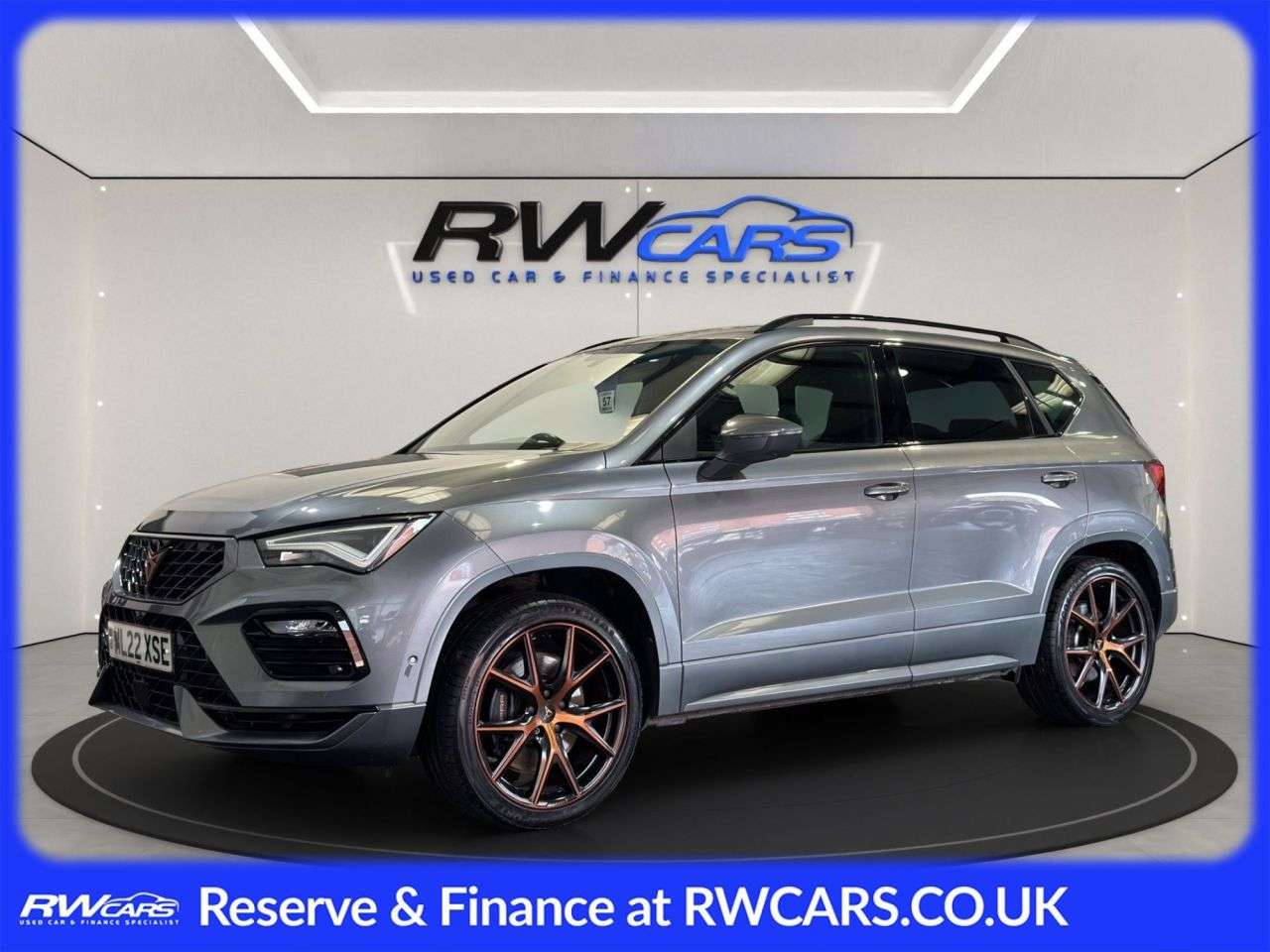 A 2022 CUPRA ATECA 2.0 TSI VZ1 SUV 5dr Petrol DSG 4Drive Euro 6 (s/s) (300 ps) A 2022 CUPRA ATECA 2.0 TSI VZ1 SUV 5dr Petrol DSG 4Drive Euro 6 (s/s) (300 ps)