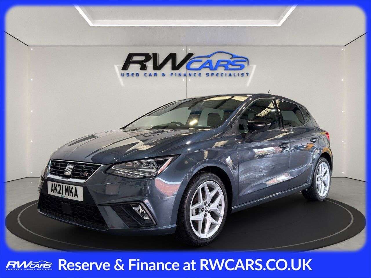 A 2021 SEAT IBIZA 1.0 TSI FR Hatchback 5dr Petrol Manual Euro 6 (s/s) GPF (95 ps) A 2021 SEAT IBIZA 1.0 TSI FR Hatchback 5dr Petrol Manual Euro 6 (s/s) GPF (95 ps)