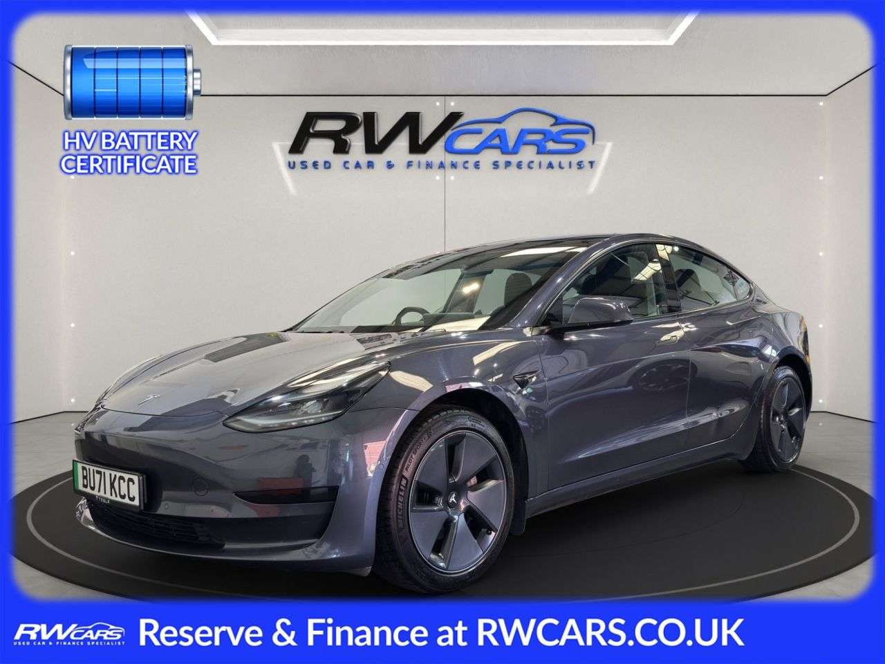 A 2021 TESLA MODEL 3 Standard Range Plus Saloon 4dr Electric Auto RWD (241 bhp) A 2021 TESLA MODEL 3 Standard Range Plus Saloon 4dr Electric Auto RWD (241 bhp)