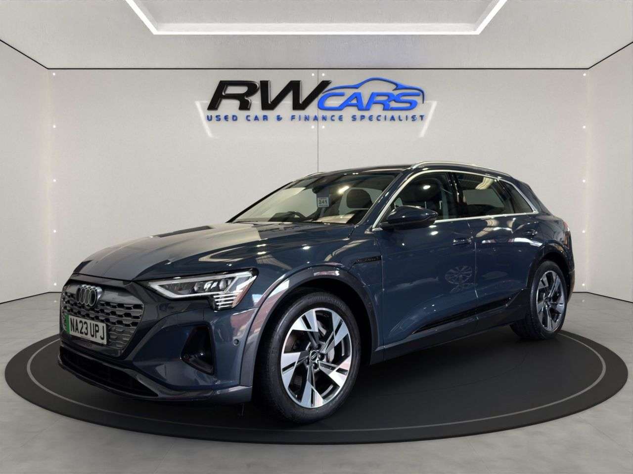 A 2023 AUDI Q8 E-TRON 50 Sport SUV 5dr Electric Auto quattro 95kWh (11kW Charger) (340 ps) A 2023 AUDI Q8 E-TRON 50 Sport SUV 5dr Electric Auto quattro 95kWh (11kW Charger) (340 ps)