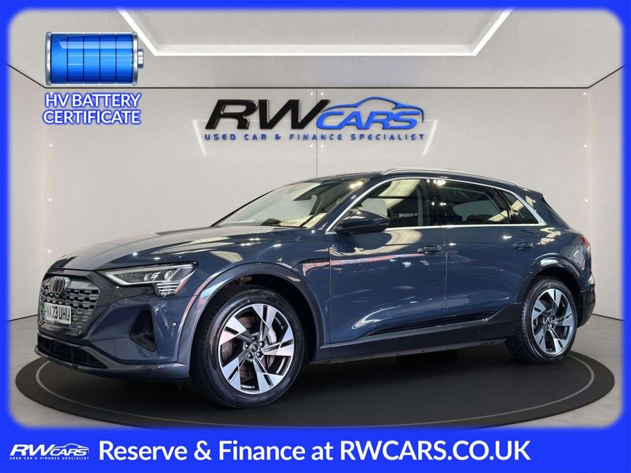 A 2023 AUDI Q8 E-TRON 50 Sport SUV 5dr Electric Auto quattro 95kWh (11kW Charger) (340 ps) A 2023 AUDI Q8 E-TRON 50 Sport SUV 5dr Electric Auto quattro 95kWh (11kW Charger) (340 ps)