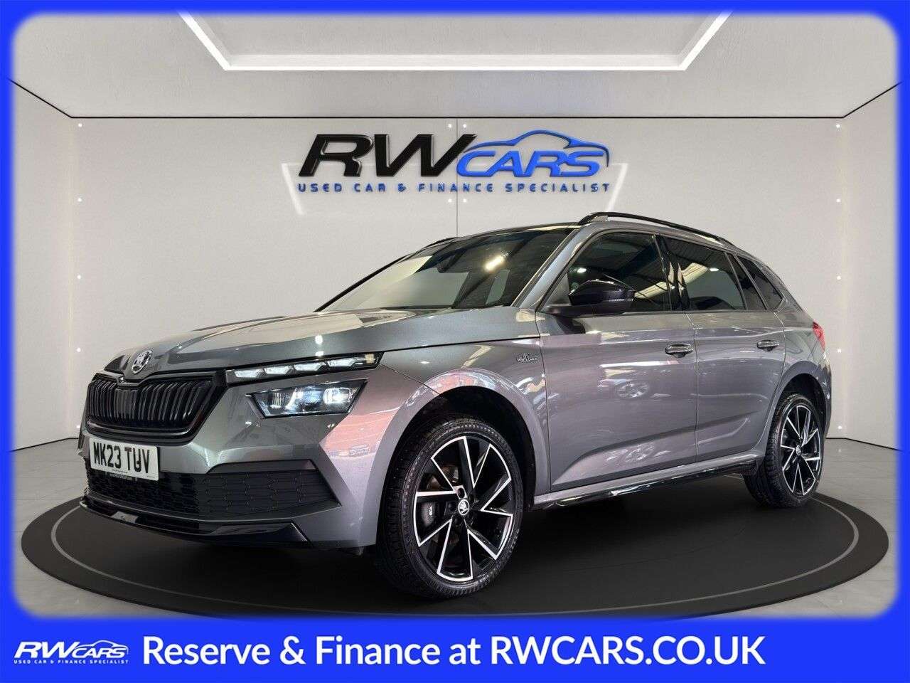 A 2023 SKODA KAMIQ 1.0 TSI Monte Carlo SUV 5dr Petrol DSG Euro 6 (s/s) (110 ps) A 2023 SKODA KAMIQ 1.0 TSI Monte Carlo SUV 5dr Petrol DSG Euro 6 (s/s) (110 ps)