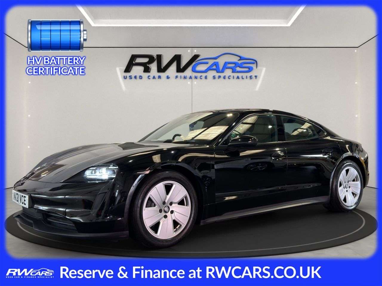 A 2021 PORSCHE TAYCAN Performance 79.2kWh Saloon 4dr Electric Auto RWD (408 ps) A 2021 PORSCHE TAYCAN Performance 79.2kWh Saloon 4dr Electric Auto RWD (408 ps)