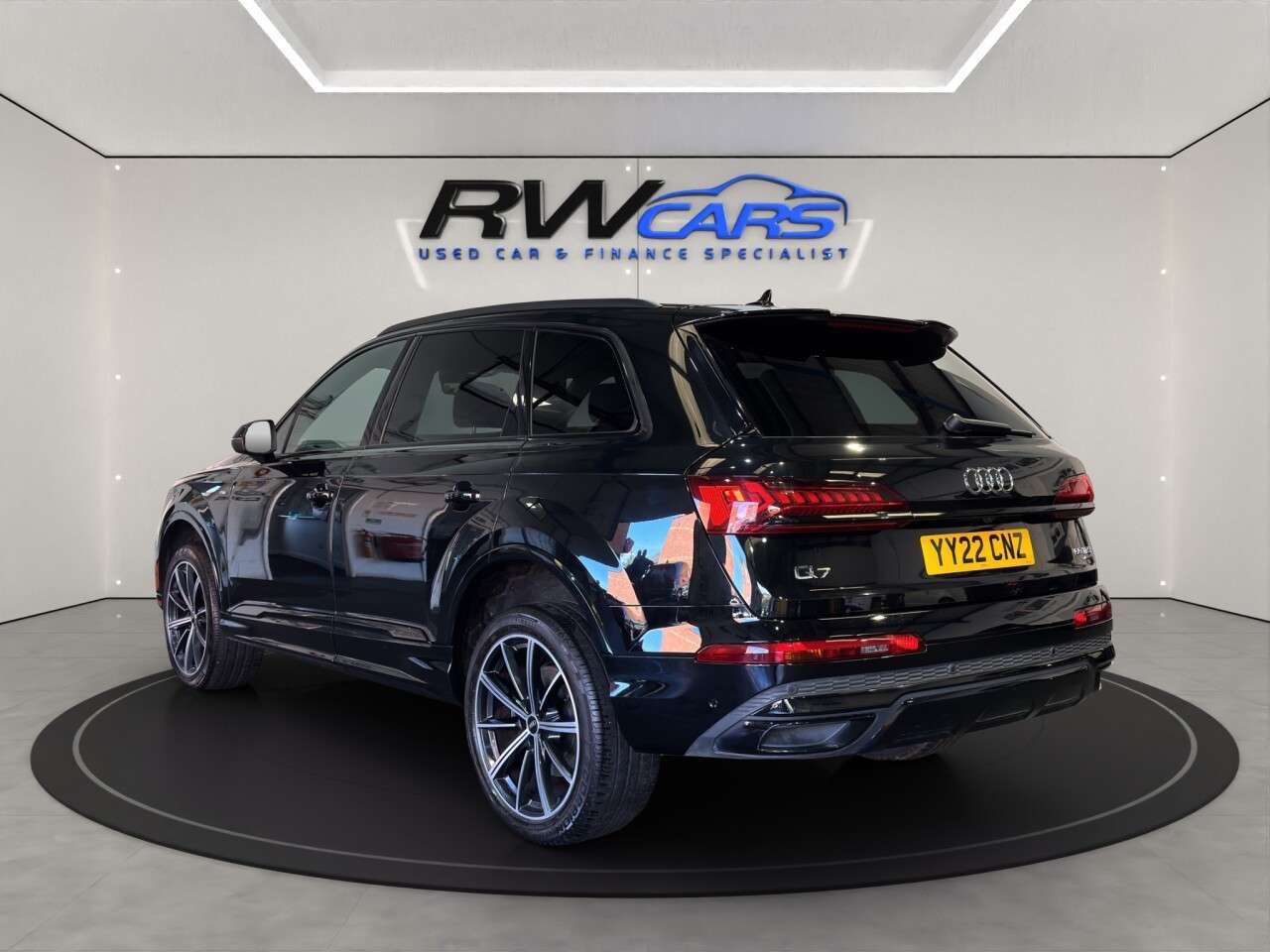 A 2022 AUDI Q7 3.0 TFSI V6 55 Black Edition SUV 5dr Petrol Tiptronic quattro Euro 6 (s/s) A 2022 AUDI Q7 3.0 TFSI V6 55 Black Edition SUV 5dr Petrol Tiptronic quattro Euro 6 (s/s)
