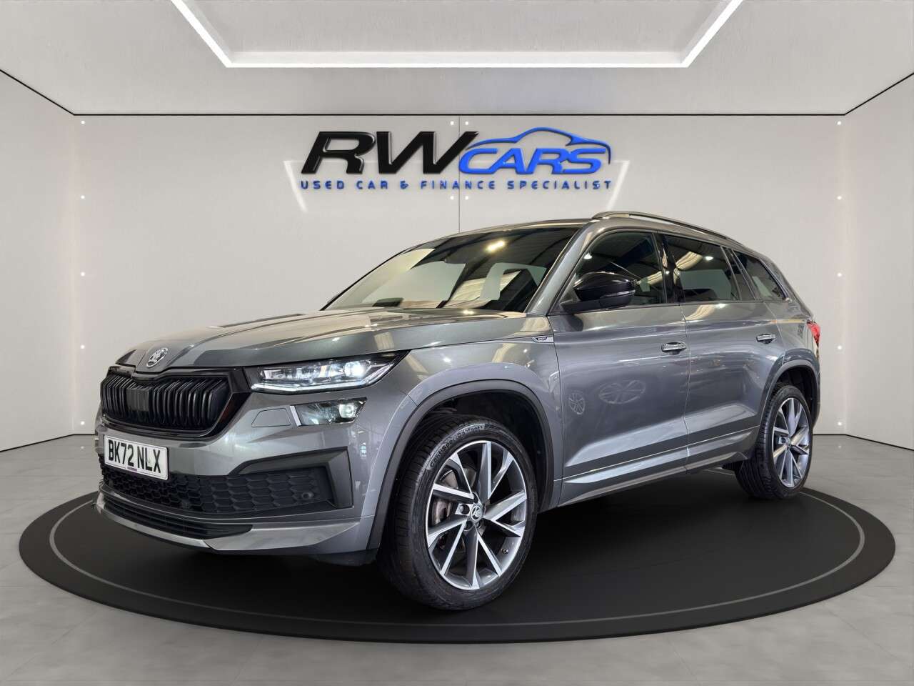 A 2022 SKODA KODIAQ 1.5 TSI ACT SportLine SUV 5dr Petrol DSG Euro 6 (s/s) (7 Seat) (150 ps) A 2022 SKODA KODIAQ 1.5 TSI ACT SportLine SUV 5dr Petrol DSG Euro 6 (s/s) (7 Seat) (150 ps)