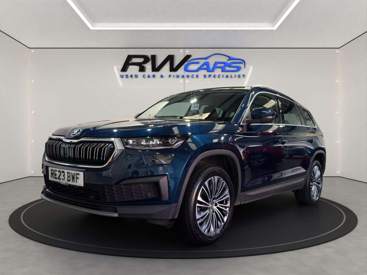 A 2023 SKODA KODIAQ 1.5 TSI ACT SE L Executive SUV 5dr Petrol DSG Euro 6 (s/s) (7 Seat) (150 ps A 2023 SKODA KODIAQ 1.5 TSI ACT SE L Executive SUV 5dr Petrol DSG Euro 6 (s/s) (7 Seat) (150 ps