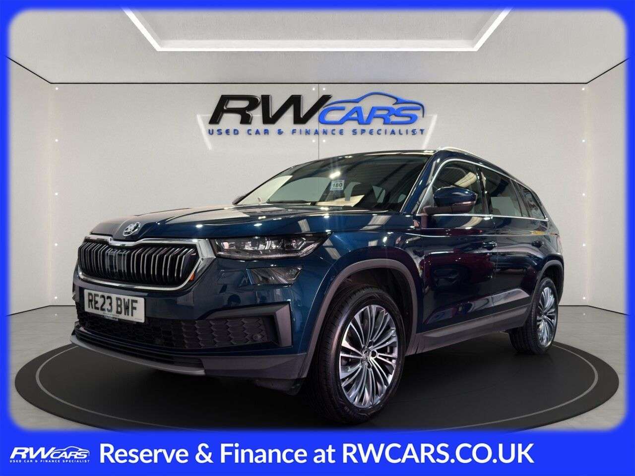 A 2023 SKODA KODIAQ 1.5 TSI ACT SE L Executive SUV 5dr Petrol DSG Euro 6 (s/s) (7 Seat) (150 ps A 2023 SKODA KODIAQ 1.5 TSI ACT SE L Executive SUV 5dr Petrol DSG Euro 6 (s/s) (7 Seat) (150 ps
