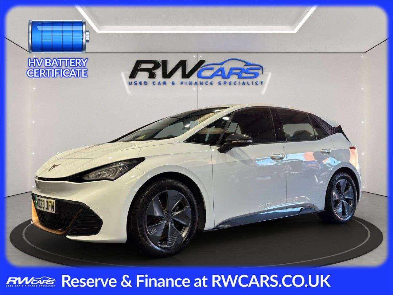 A 2023 CUPRA BORN 58kWh V1 Hatchback 5dr Electric Auto (204 ps) A 2023 CUPRA BORN 58kWh V1 Hatchback 5dr Electric Auto (204 ps)
