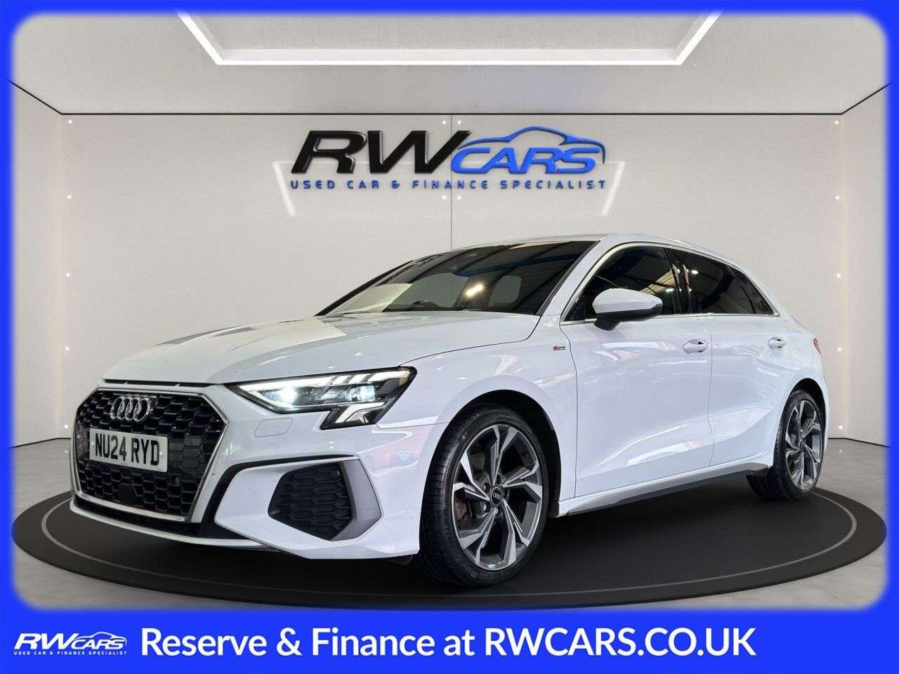 A 2024 AUDI A3 1.0 TFSI 30 S line Sportback 5dr Petrol S Tronic Euro 6 (s/s) (110 ps) A 2024 AUDI A3 1.0 TFSI 30 S line Sportback 5dr Petrol S Tronic Euro 6 (s/s) (110 ps)