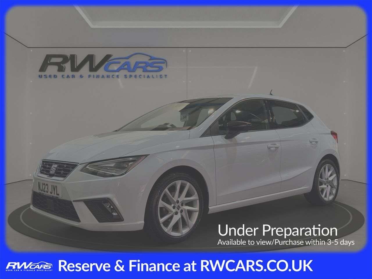 A 2023 SEAT IBIZA 1.0 TSI FR Hatchback 5dr Petrol Manual Euro 6 (s/s) (95 ps) A 2023 SEAT IBIZA 1.0 TSI FR Hatchback 5dr Petrol Manual Euro 6 (s/s) (95 ps)