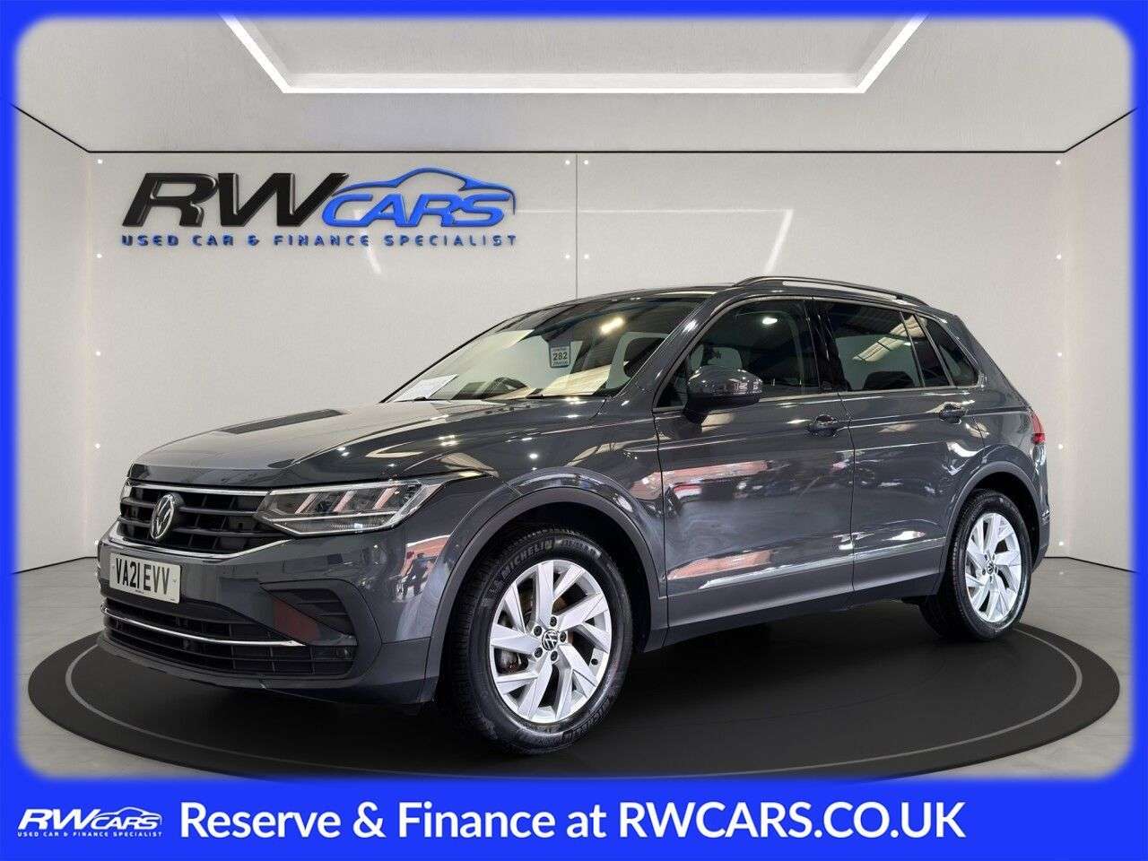 A 2021 VOLKSWAGEN TIGUAN 1.5 TSI Life SUV 5dr Petrol Manual Euro 6 (s/s) (150 ps) A 2021 VOLKSWAGEN TIGUAN 1.5 TSI Life SUV 5dr Petrol Manual Euro 6 (s/s) (150 ps)